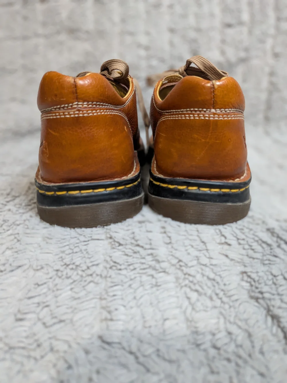 Dr. Martens Men's Brown Leather Casual Lace-Up Shoe Men Size 10